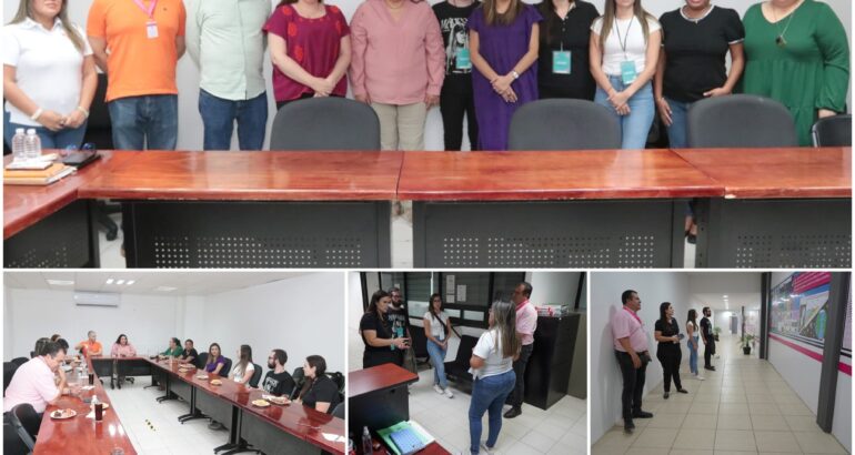 Consejeros del IEPC Chiapas se reúnen con visitantes extranjeros