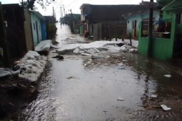 Atienden autoridades afectaciones en viviendas tras intensas lluvias en Pueblo Nuevo Solistahuacán