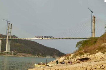 Puente atirantado de La Concordia, Chiapas , está concluido tras 10 años de ser un proyecto abandonado.