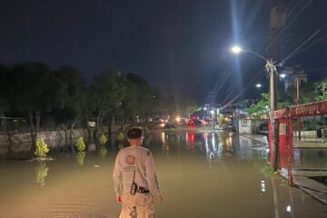 Inundaciones y encharcamientos en Comitán por lluvias