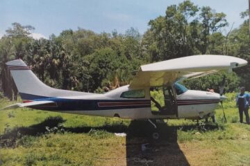 FGR LOGRA DECLARATORIA DE ABANDONO DE UNA AERONAVE EN CHIAPAS