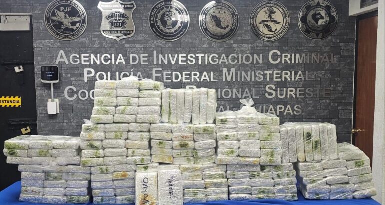 FGR vincula a proceso a detenidos con drogas y armas en Chiapas