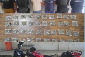 Estrecha coordinación entre FGE, SSP y FRIP para la detención de narcomenudistas en Cacahoatán