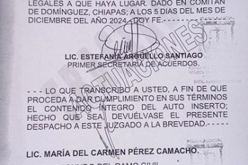 Alcalde de Socoltenango, Chiapas es denunciado por AMENAZAS E INTIMIDACIONES