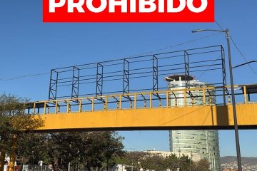 El Ayuntamiento de Tuxtla Gutiérrez no ha autorizado publicidad en puentes peatonales