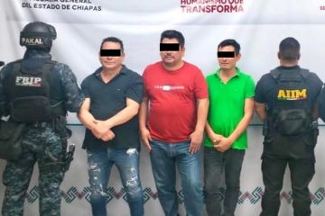 Detienen a Dany Guillén, ex candidato a la presidencia municipal de Tuxtla Gutiérrez Chiapas y dos más como presuntos responsables de ataques a las vías de comunicación