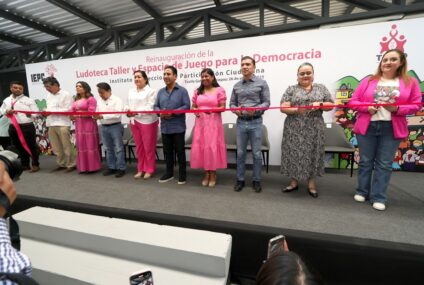 IEPC reinaugura su Ludoteca TEJO, con la presencia del Gobernador del Estado