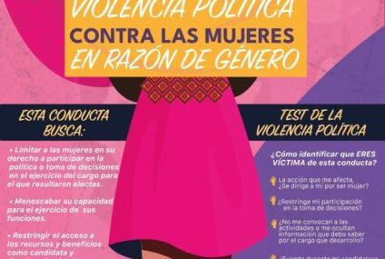 IEPC te informa sobre d la Violencia Política contra las Mujeres en Razón de Género