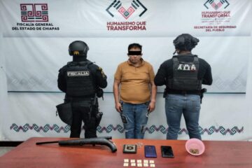 En cateo en Tuxtla, recuperan a menor de edad y detienen a narcomenudista