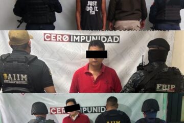 SSP y FGE detienen a tres personas con presunta droga en Chiapas