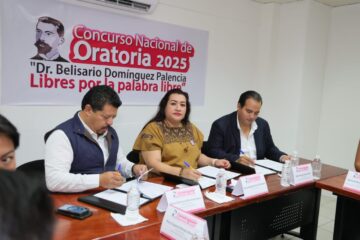 Firman IEPC, IJECH y Ayuntamiento de Comitán de Domínguez, convenio para realizar la edición 2025 del Concurso Nacional de Oratoria