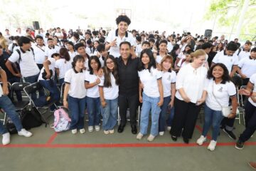 Eduardo Ramírez impulsa educación con nueva infraestructura en el Cobach 234 Plan de Ayala