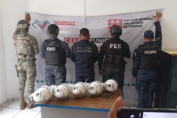 En Suchiate, desmantelan cámaras de vigilancia clandestinas: FGE