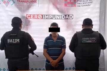 SSP y FGE detienen a masculino con marihuana en Chicomuselo