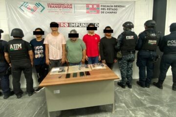 En operativo interinstitucional detienen a presuntos secuestradores en Tuxtla Gutiérrez.