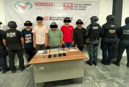 En operativo interinstitucional detienen a presuntos secuestradores en Tuxtla Gutiérrez.