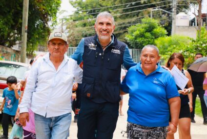 Arranca Angel Torres una calle más en colonia Las Lajas, un paso más en la Nueva ERA de Tuxtla