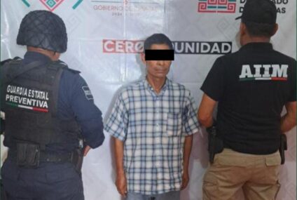 Autoridades de seguridad aprehenden a presunto violador de Oxchuc: FGE