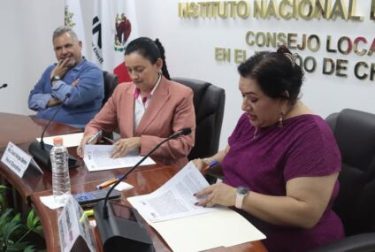 Recibe IEPC en comodato material electoral del INE para elecciones de Pantelhó