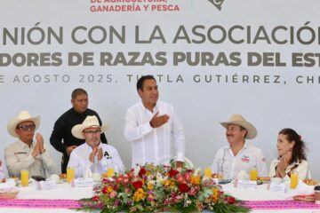 Reafirma Eduardo Ramírez compromiso con el desarrollo del sector ganadero de Chiapas
