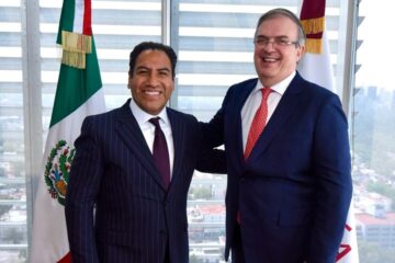 Eduardo Ramírez y Marcelo Ebrard acuerdan proyectos para el desarrollo de Chiapas