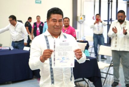 Entrega IEPC constancia de mayoría y validez a ganador de la presidencia municipal de Pantelhó