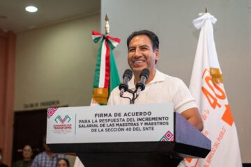 Con homologación de incremento salarial, Eduardo Ramírez cumple a maestras y maestros estatales