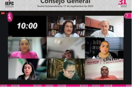 IEPC aprueba en sesión ordinaria reformas a su reglamento interior