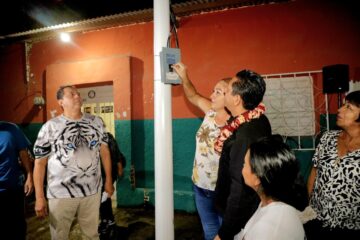 Refuerzan alumbrado en Barrio San Francisco con más de 270 nuevos puntos de luz, en Tuxtla
