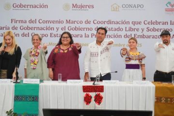 Citlalli Hernández y Eduardo Ramírez impulsan acciones contra el embarazo adolescente en Chiapas