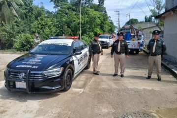 SSP participa en medidas preventivas ante probable desbordamiento de río Tulijá