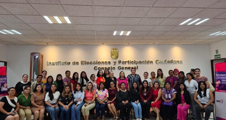 IEPC concluye Diplomado en Formación de Liderazgos Políticos para Mujeres en Chiapas