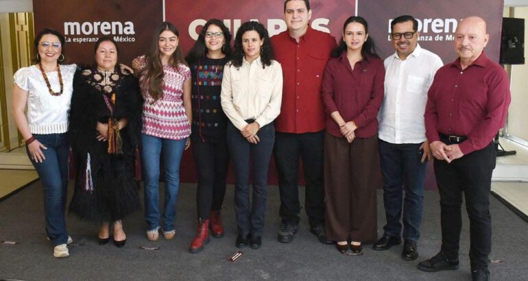 Bitácora de la «política a la chiapaneca» *Luisa María Alcalde, presidenta de MORENA, en su visita a Chiapas estuvo rodeada de militantes cuestionados