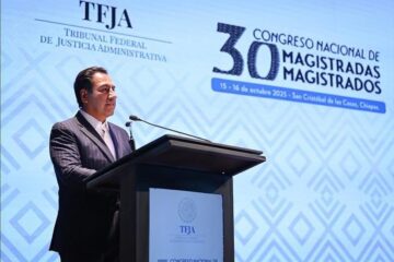 Eduardo Ramírez reconoce la labor del Tribunal Federal de Justicia Administrativa en favor del pueblo de México