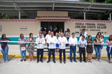 Con inversión superior a 3.5 mdp, Eduardo Ramírez mejora escuelas en Tuxtla Gutiérrez