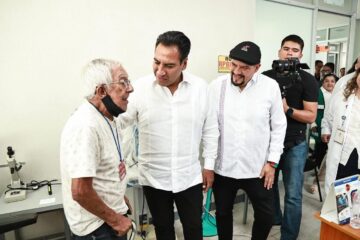 Eduardo Ramírez y Gobierno de México refrendan compromiso con la salud visual de las y los chiapanecos