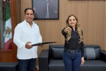 Eduardo Ramírez nombra a Dulce María Rodríguez como secretaria general de Gobierno y Mediación