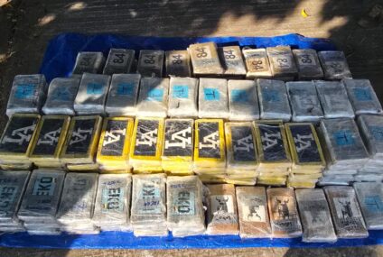 Decomisan 175 paquetes presuntamente con polvo blanco