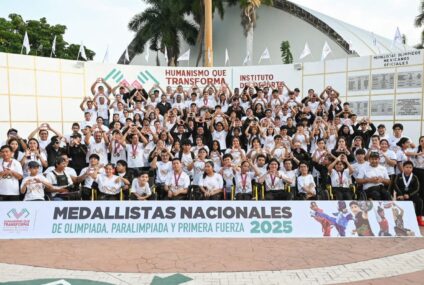 Eduardo Ramírez reconoce a atletas de Olimpiada y Paralimpiada y Primera Fuerza 2025
