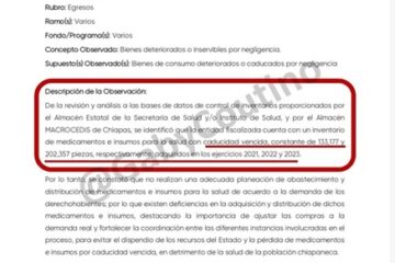 Caducaron miles de medicamentos por negligencia en Chiapas.