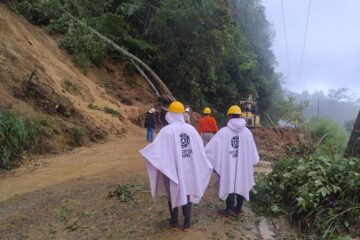 Liberan tramos afectados por las Lluvias derivadas del Frente Frío 13 en Tila, Chiapas