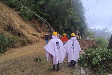 Liberan tramos afectados por las Lluvias derivadas del Frente Frío 13 en Tila, Chiapas