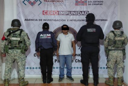 Aprehenden a objetivo prioritario por secuestro agravado en Palenque: FGE