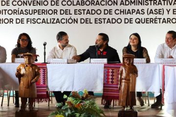 ASE Chiapas y ESFE Querétaro firman Convenio de Colaboración Administrativa