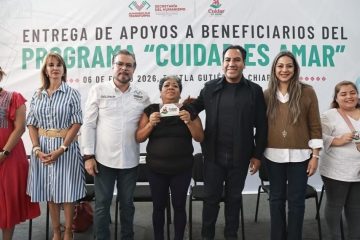 Con Cuidar es Amar, Eduardo Ramírez impulsa una política social humanista en Chiapas