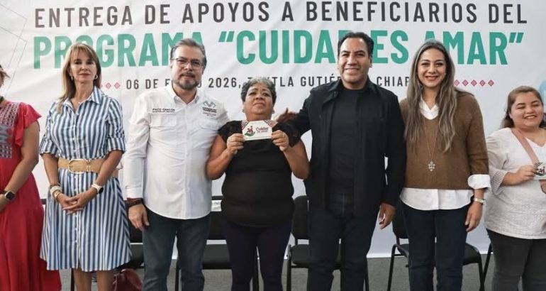 Con Cuidar es Amar, Eduardo Ramírez impulsa una política social humanista en Chiapas