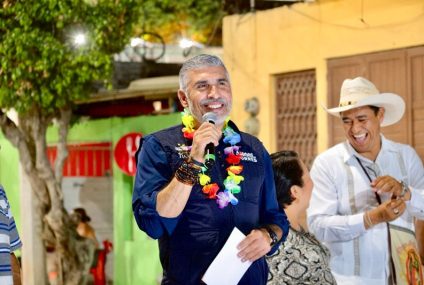 Angel Torres lleva justicia social a la colonia 13 de Julio con Calles Felices