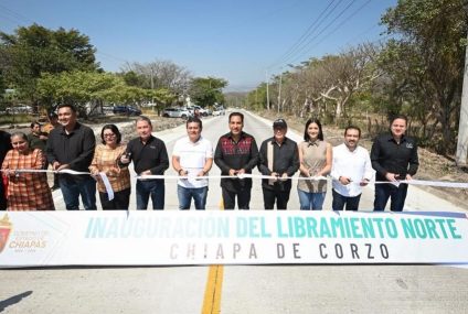 Eduardo Ramírez fortalece conectividad y educación en Chiapa de Corzo