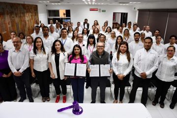 Suscriben UNACH y el TEECH convenio de colaboración