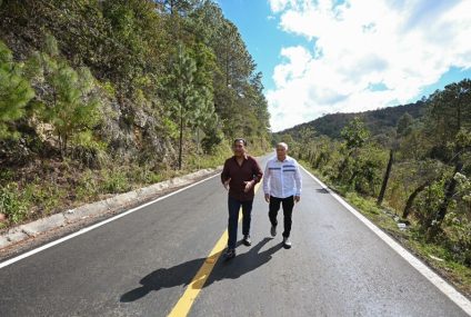 Constata Eduardo Ramírez rehabilitación de tramos carreteros en Chiapas